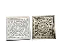 Garneck Reusable Concrete Stepping Stone Mold Durable Pavement Mold for Garden Lawn Patio Path Easy to Use DIY Concrete Slabs Maker for Stylish Outdoor Walkways