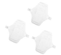 Garneck Reusable Cotton Sanitary Pads with Hidden Button Washable and Leak Proof 3pcs Dry and Comfortable Menstrual Towels for Women for Everyday Use