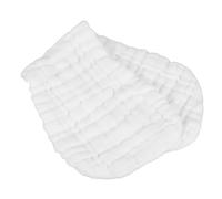 Garneck Reusable Gauze Diaper Inserts 5 Pcs High Absorbency White Peanut Shape Cotton Gauze Cloth Diapers for Newborn Babies