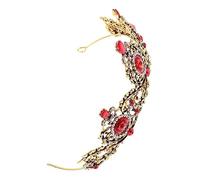 Garneck Rhinestone Bride Crown Vintage Baroque Wedding Headband for Birthdays Pageants and Parties Comfortable and Elegant Hair Accessory for Women