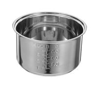 Garneck Rice Cooker Liner Replacement White Universal Pot Small Dash Judge Congee Insert Steel Container Steel Rice Cooker Inside Silver