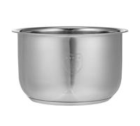Garneck Rice Cooker Replacement Inner Pot 2l Stainless Steel Multipurpose Design with Scale Universal Electric Cooker Inner Cooking Pot for Kitchen and Making Cake