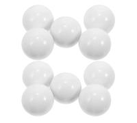 Garneck Roulette Wheel Replacement Beads 10pcs Acrylic White for 12-16 Inch Turntable, High Visibility Table Game Accessories Suitable for Home Parties and Social Gatherings