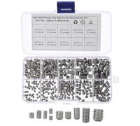 Garneck Set Screws with Internal Drive Hexagonal Stainless Steel 300pcs Strong and Rust Resistant, Suitable for Industrial and Scientific Applications