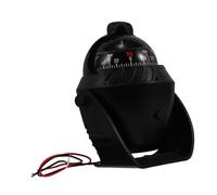 Garneck Shockproof Dashboard Compass Ball with Night LED Light for Cars Boats Motorcycles Compact Portable Automotive Navigation Tool for Outdoor Adventure and Hiking