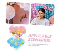 Garneck Shower Confetti Scatter Decorations Dot Confetti in Pink and Blue Safe Gender Reveal Table Centerpieces for Party Vibrant Decor