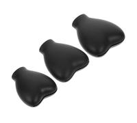Garneck Silicone Makeup Brush Covers for Outdoor and Traveling Use 3pcs Flexible Protective Brush Sleeves Falling Reusable Protector Accessories