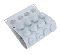 Garneck Silicone Mold for Candy and Chocolate Baking Pebble Shapes, 28 Sections, 11.8X6.9 Inches