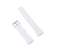 Garneck Silicone Watch Strap Replacement for Wristband for Fitness Smartwatch Comfortable Sports Wear White Large
