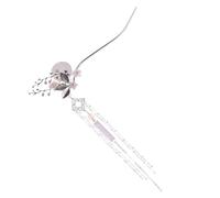 Garneck Silver Alloy Sturdy for Wedding Hairstyle and Buns Hair Pins Lightweight with Timeless Elegance and Suitable for Thick and Curly Hair for Women
