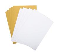 Garneck Silver Glitter Cardstock White Back A4 Sheets 10pcs Sparkling Glitter Paper and Easy to Cut Paper for DIY Craftwork and Scrapbooking for Collectibles and Signs