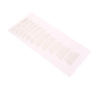 Garneck Silver Trapezoid Guitar Sticker with Strong Viscosity and Adhesive Material, Easy to Paste at Will, for Guitar Supplies and Musical Instruments Decoration
