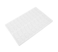 Garneck Slot Laboratory Microscope Slide Staining Holder Tray Plastic Slide Storage Rack with Smooth Surface for Secure Drying and Efficient Handling in Experiments