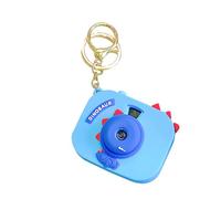 Garneck Small Dinosaur Camera Kaleidoscope Keychain, Adorable Portable Key Accessory Pendant for Bags, and Car Keys - Random Color, Random Color