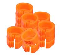 Garneck Small Poultry Birds Leg Rings 100 Pcs Farm Marker Tools Chicken Accessories Resilient Plastic Pigeon Foot Bands Faderesistant Numbers