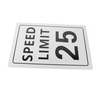 Garneck Speed Limit Sign Mph Weather Resistant Caution Road Sign for Driveway Safety Easy to Read Traffic Warning Symbol for and Streets Construction