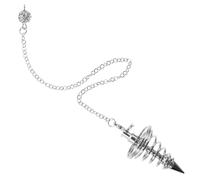 Garneck Spiral Conical Pendulum Pendant for Divination Design Wiccan Supplies for Meditation and Decision Making Spiritual Enthusiasts