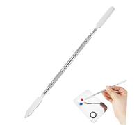 Garneck Stainless Steel Mixing Rod Makeup Mixing Tool Embossing Bar Silver Cosmetic Foundation for Professional Makeup Artists