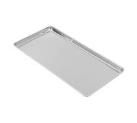 Garneck Stainless Steel Rice Roll Tray Steam Pan Oven Tray for Baking Food Storage Box