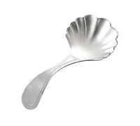 Garneck Stainless Steel Tea Scoop Shell Shape Practical Teaspoon for Tea Leaves Coffee Flour and Decorative Gift