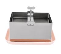 Garneck Stainless Steel Tofu Maker Pressing Mold Household Bean Curd Press Easy Labor-Saving DIY Curd Making Tool for Home Cooking and Vegan Food Preparation
