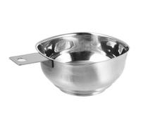 Garneck Stainless Steel Wide Mouth Funnel with Handle 12Cm Large Diameter Kitchen Gadget for Jam Oil Batter Transfer Home and Restaurant Use