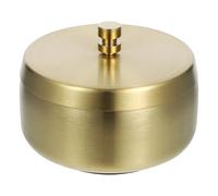 Garneck Stainless Steel Windproof Ashtray with Lid Windproof Ash Container for Outdoor Indoor Use for Smokers Easy to Clean Tabletop Decoration