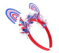 Garneck Star Headband with Bright Stars Comfortable Patriotic Hair Accessory for Independence Day Parties Birthdays Easy to Wear Embellished Hairband for Celebrations