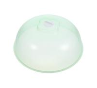 Garneck Steam Vent Microwave Plate Cover Food Preservation Lid High Temperature Resistant Green Large Microwave Splatter Protector for Heating Meals