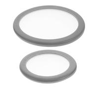 Garneck Stethoscope Diaphragm 2pcs Replacement Spare Parts for Adult and Pediatric Models, Grey Medical Equipment Accessories Compatible with Professional Diagnostic Stethoscopes
