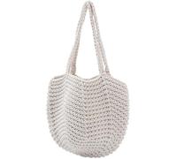 Garneck Summer Bag for Women Woven Tote Beach Bag Large Capacity Cotton Rope Handbag for Valentine's Day