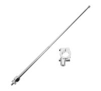 Garneck Telescopic Flagpole for Motorcycle and Bicycle Extendable Design Flag Pole Bracket for Cycling Safety Flag Mounting Material Easy Installation