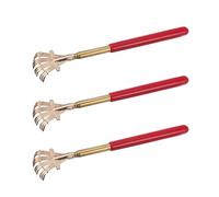 Garneck Telescoping Back Scratchers Set and Delicate Design 3pcs with Stainless Steel Material Extendable Back Scraper and for Effective Itch Relief and Relaxation