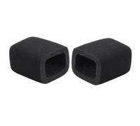 Garneck Thickened Microphone Covers 2Pcs Sponge Dust Protectors Windshield Pop Filter Accessories for Studio Recording and Live Performance
