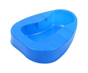 Garneck Thickened Plastic Bedpan for The Elderly with Compact Storage and Integrated Injection Moulding, Blue Bed Urinal Suitable for Going Out Bed Use, Sturdy and Easy to Use