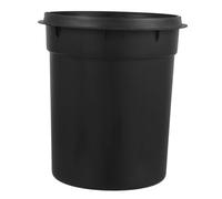 Garneck Thickened Round Garbage Bin Inner Bucket Black Plastic Wastebasket Replacement Part for Home Kitchen Trash Can Wear Resistant Liner