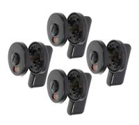 Garneck Toilet Door Lock Privacy Indicator 4Pcs Plastic Rotatable Handle for Libraries and Restaurants Public Restroom Partition