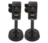 Garneck Toy with Light, Mini Traffic Light for Children, Traffic Education Toy, Road Accessory for Kindergarten And Role-playing Games