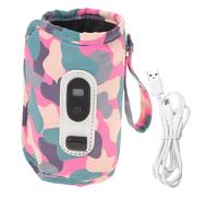 Garneck Travel 5 Gears Adjustable Design and Oxford Cloth for Baby Bottle Warmer with Silicone Material, Digital Display Heating Evenly, Suitable for Outdoor Shopping Use