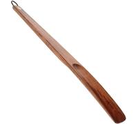 Garneck Travel Wooden Shoe Horn Long Handle Shoehorn for Easy Shoe Wearing for High Heels and Boots Household Shoe Lifter for Elders and All Users