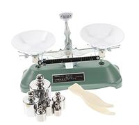 Garneck Triple Beam Balance Scale Laboratory Teaching Tool with Calibration Weights and Tweezers Capacity Accurate Scientific Scale for Experiments and Jewelry Measurement