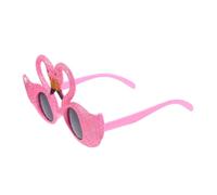 Garneck Tropical Flamingo Party Glasses Fun Sunglasses for Hawaii Luau Celebrations Novelty Eyewear Unique Photo Props for Summer Events for Adults