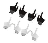 Garneck Two-finger Touchscreen Gaming Gloves 4 Pairs Nylon Graphene