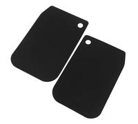 Garneck Universal Black Car Mud Flaps 1 Pair - Plastic Auto Mudguards for Pickup Trucks and Vehicles - Front Wheel Splash Guards for Mud, Water, and Debris Protection