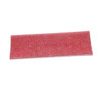 Garneck Universal Red Rhinestone Microphone Handle Protector Sleeve, Sparkling Glitter Fabric Mic Cover, Sturdy and Not Easy to Fade, for Handheld Microphone Use