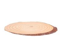 Garneck Unpainted Wooden Centerpiece Decor Table Centerpiece Wooden Round Delicate Smooth Easy to Carve Wood for Home Decoration and Welcome Sign