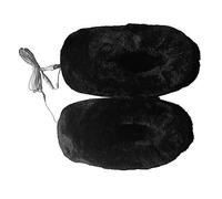 Garneck USB Electric Heating Slippers for Winter Soft Wool Foot Warmers with Non Slip Sole Professional Heating Shoes for Men and Women Comfortable Heated Footwear for Home and Office Use