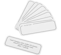 Garneck UV Intensity Indicator Card 10Pcs Precise UV Rays Testing for Outdoor Sun Protection and Beauty Care