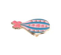 Garneck Valentine’s Day Metal Brooch Pin Love Heart Hot Air Balloon Lapel Pin Romantic Kawaii Backpack Badge for Women Girls Mother’s Day Jewelry