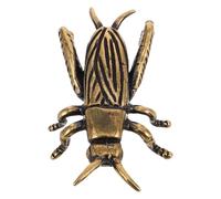 Garneck Vintage Brass Crickets Figurine Ornament Unique Desk Decoration for Office Home and Artistic Insect Statue for Relaxation and Stress Relief